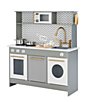 Color:Grey/White - Image 6 - Little Chef Berlin Modern Play Kitchen