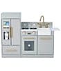 Color:Silver Grey/Gold - Image 2 - Little Chef Chelsea Modern Play Kitchen