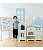 Teamson Kids Little Chef Fairfield Retro Play Kitchen, Color:White - Image 3