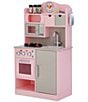 Color:Pink/Grey - Image 1 - Little Chef Florence Classic Play Kitchen