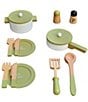Teamson Kids Little Chef Frankfort Wooden Cookware Play Kitchen 14-Piece Set - Image 2