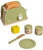Color:Green - Image 1 - Little Chef Frankfort Wooden Toaster 11-Piece Set