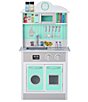 Color:Mint/Grey - Image 1 - Little Chef Madrid Classic Play Kitchen
