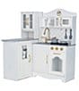 Teamson Kids Little Chef Upper East Retro Play Kitchen, Color:White/Gold - Image 1