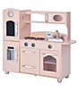 Teamson Kids Little Chef Westchester Retro Play Kitchen, Color:Pink - Image 1
