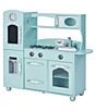 Teamson Kids Little Chef Westchester Retro Play Kitchen, Color:Mint - Image 1