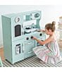 Teamson Kids Little Chef Westchester Retro Play Kitchen, Color:Mint - Image 4