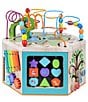 Color:Multi - Image 1 - Preschool Play Lab 7-in-1 Large Wooden Activity Station