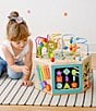 Color:Multi - Image 4 - Preschool Play Lab 7-in-1 Large Wooden Activity Station