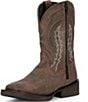 Tecovas Boys' The Doc Goat Leather Cowboy Boots (Infant) - Image 4