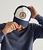 Tecovas Let's Rodeo 5 Panel Trucker Hat, Color:Navy/White - Image 4