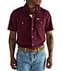 Tecovas Performance Faux-Pearl-Snap Short Sleeve Western Shirt - Image 1