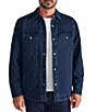 Tecovas Quilted Herringbone Shacket Indigo Jacket - Image 1