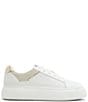 Color:Tumbled White - Image 2 - Adison Leather Platform Sneakers