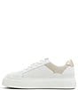 Color:Tumbled White - Image 5 - Adison Leather Platform Sneakers