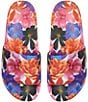 Color:Floral - Image 6 - Ally Floral Slide Sandals