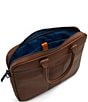 Color:Smooth Brown - Image 3 - Belgrave Leather Laptop Bag