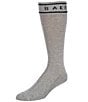 Color:Grey Marl - Image 2 - Branded Mid-Calf Dress Socks