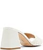 Color:White - Image 3 - Chloe Pearl Embellished Slide Sandals