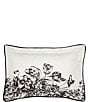 Color:Moss - Image 2 - Elegance Floral Collection Reversible Comforter Mini Set