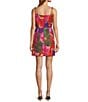 Color:Multi - Image 2 - Jyneed Woven Floral Print Sleeveless Mini Dress