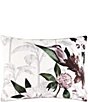 Color:Cream/Multi - Image 4 - Kingfish Botanical Sateen Comforter Mini Set