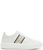 Color:Gold - Image 2 - Lornie Leather Platform Sneakers