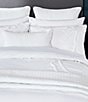 Color:White - Image 4 - Magnolia Tufted Collection Oversized Duvet Cover Mini Set