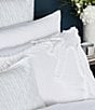 Color:White - Image 5 - Magnolia Tufted Collection Oversized Duvet Cover Mini Set