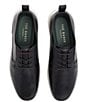 Color:Black - Image 6 - Men's Dorset Leather Derby Sneakers