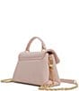 Color:Light PInk - Image 2 - Poppy Top Handle Satchel Bag