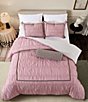 Ted Baker London Ruched Hotel Reversible Comforter Mini Set, Color:Mauve - Image 2