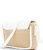 Color:Raffia White - Image 2 - Sadie Straw Mini Crossbody Bag