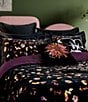 Color:Black/Multi - Image 5 - Scattered Floral Printed Comforter Mini Set