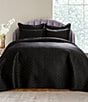 Color:Black - Image 1 - Signature T Quilted Stitching Quilt