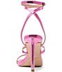 Color:Pink - Image 4 - Sophia Metallic Leather Dress Sandals
