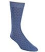 Color:Blue - Image 1 - Spot Mid-Calf Dress Socks