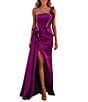 Terani Couture Asymmetric One Shoulder Beaded Gown - Image 1