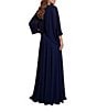 Terani Couture Deep V Neck Flowy Gown - Image 6