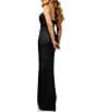 Terani Couture Halter Neck Corset Bodice Mikado Column Gown - Image 2