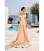 Terani Couture Jacquard Off-The-Shoulder Sheath Gown - Image 4