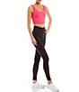 Color:Jet Black - Image 3 - High Waisted Pull-On TLC Ankle Coordinating Leggings