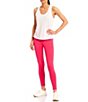 Color:Terez Pink - Image 3 - High Waisted Pull-On TLC Ankle Coordinating Leggings