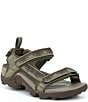 Color:Steps Dark Olive - Image 1 - Boys' Tanza Water-Ready Sandals (Toddler)
