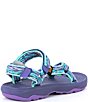 Color:Delmar Sea Glass/Purple - Image 2 - Kids' Hurricane XLT 2 Sandals (Toddler)