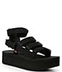 Color:Black - Image 1 - Women's Mevia Gladiator Platform Sandals