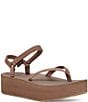 Teva Women's Flatform Slim Thong Sandals - Image 1