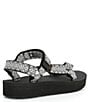 Color:Boho Black/White - Image 2 - Women's Midform Universal Printed Platform Sandals