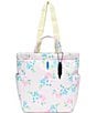 Color:Painterly PInk - Image 1 - Anniston Floral Neoprene Tote Bag