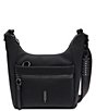 Color:Black - Image 1 - Carey Black Neoprene Crossbody Bag
